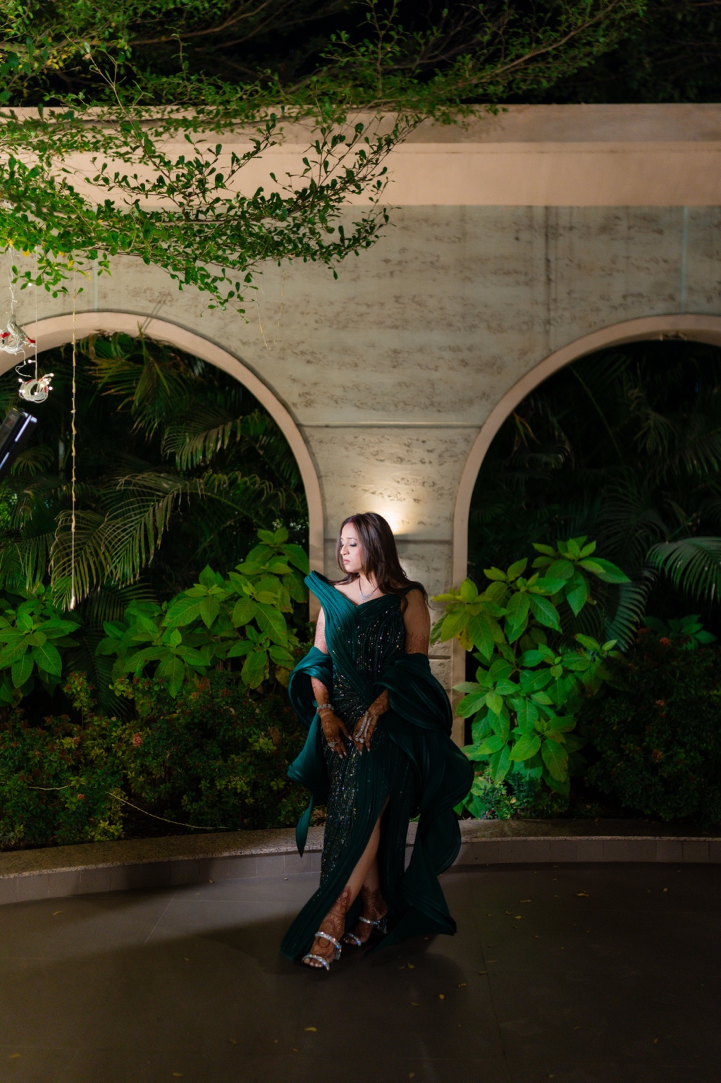 Riddhi in an evening look